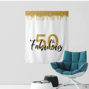 Tapiz Fondo fotográfico Booth 50 y Fabuloso dorado para