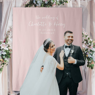 Tapiz Fondo fotográfico de Boda rosa de Rubor minimalist