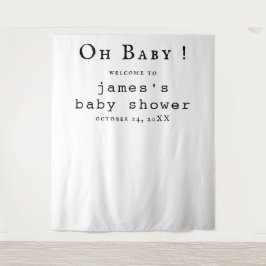 Tapiz Fondo fotográfico de Boho Baby Shower