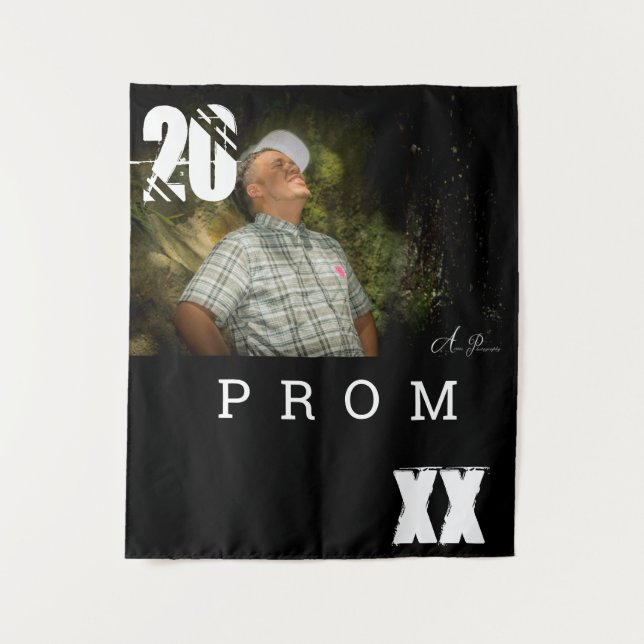 Tapiz Fondo fotográfico de graduación de Rrom (Anverso)