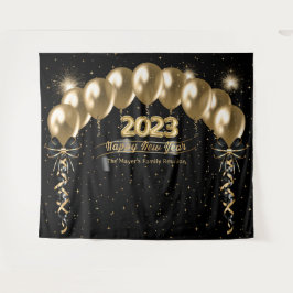 Tapiz Fondo fotográfico de Reunión de Familia de Año Nue