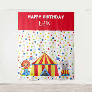 Tapiz Fondo fotográfico del circo infantilTapiz