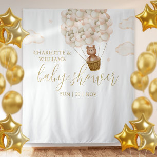 Tapiz Fondo Fotográfico para Baby Shower 'Apenas Podemos