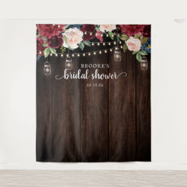 Tapiz Fondo fotográfico para fiesta de compromiso floral