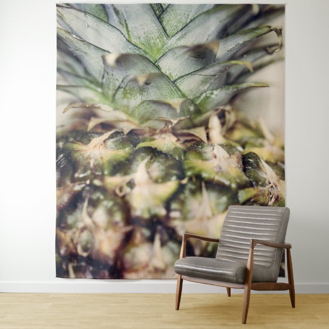 Tapiz Fondo fotográfico tropical de piña (In situ)
