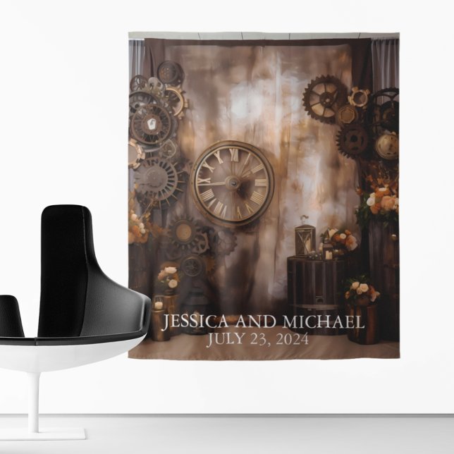 Tapiz Fondo industrial victoriano para boda steampunk (Subido por el creador)