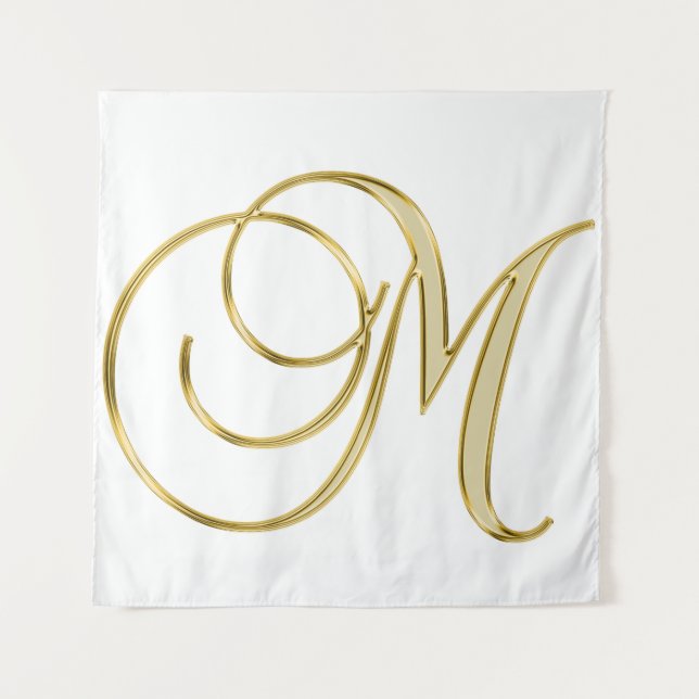 Tapiz Fondo inicial de la letra alfabética (Anverso)