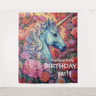 Tapiz Fondo mágico de unicornio