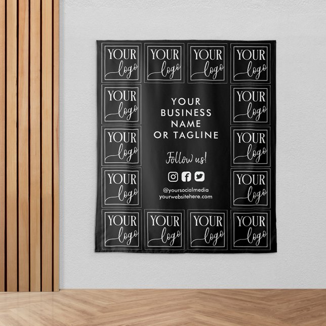 Tapiz Fondo negro para tu logo y redes sociales (Subido por el creador)