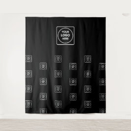 Tapiz Fondo negro profesional personalizado para empresa