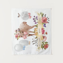 Tapiz Fondo para Baby Shower de Oh Ciervo