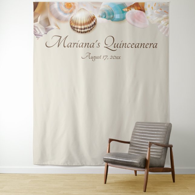 Tapiz Fondo para cabina de fotos de Quinceañera Bajo el  (In situ)