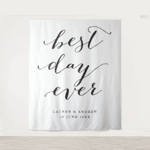 Tapiz Fondo para ceremonia de boda del mejor día de la v