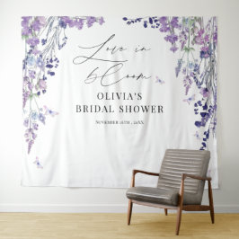Tapiz Fondo para Despedida de Soltera con Flores Silvest