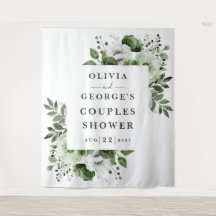 Fondo para ducha de parejas con flores campestres 