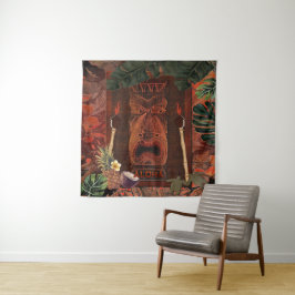 Tapiz Fondo para fiesta hawaiana Luau Tiki Vintage Aloha