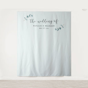 Tapiz Fondo para Fotografía de Boda Minimalista de Eucal