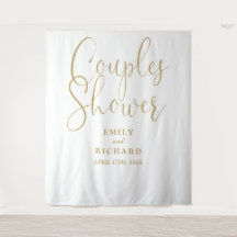 Fondo para fotos de boda de parejas Chic Gold