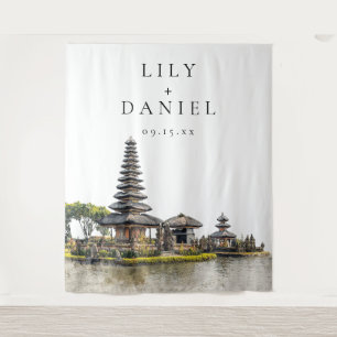 Tapiz Fondo para fotos de boda en Bali