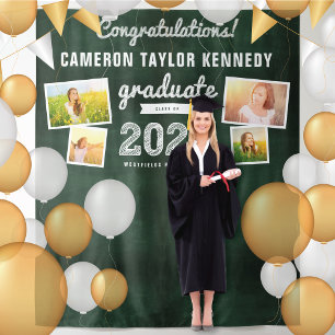 Tapiz Fondo para fotos de graduación 2026 con boceto en