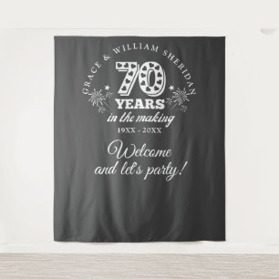 Tapiz Fondo para Fotos del 70 Aniversario en Creación