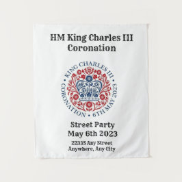 Tapiz Fondo para la coronación del Rey Carlos III