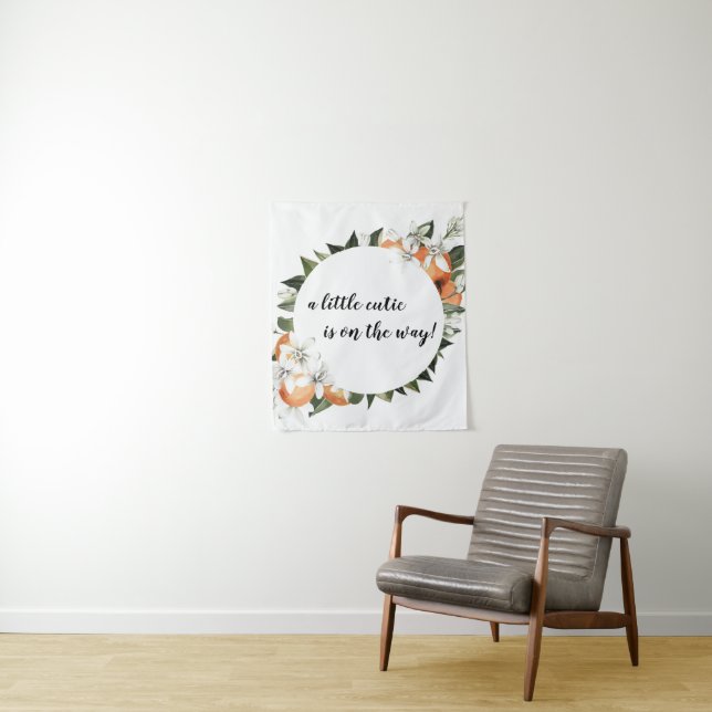 Tapiz Fondo para Little Cutie Un pequeño bebé está en ca (In situ)