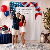 Fondo Patriótico Bandera Americana Rojo Blanco Azu