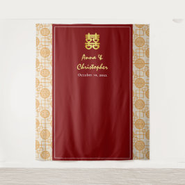 Tapiz Fondo peranakan boda chino tradicional