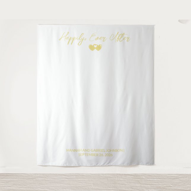 Tapiz Fondo Personalizado boda (Anverso)