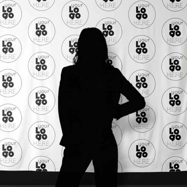 Tapiz Fondo personalizado de cabina de fotos con logotip (Subido por el creador)