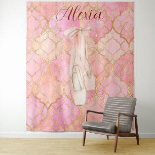 Tapiz Fondo personalizado de estudio de baile de ballet