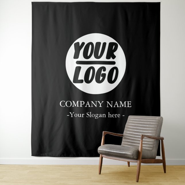 Tapiz Fondo personalizado de la empresa para eventos (In situ)
