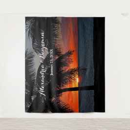 Tapiz Fondo personalizado para cabina de fotos para boda