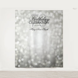 Tapiz Fondo personalizado para cumpleaños 70 con luces p
