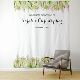 Tapiz Fondo personalizado para fotos de boda | Tulipanes