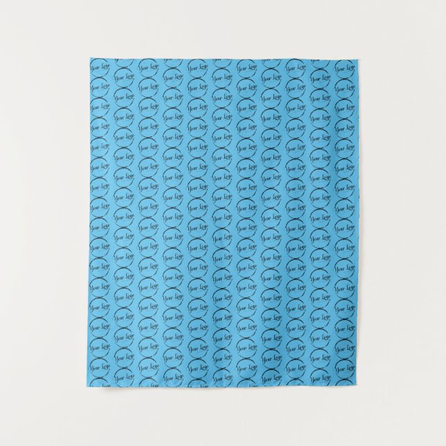 Tapiz Fondo personalizado para logo de pequeñas empresas (Anverso)