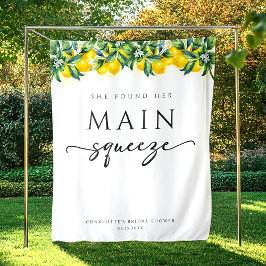 Tapiz Fondo principal de ducha de novia con riego de lim