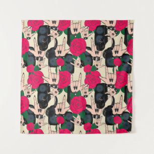 Tapiz Fondo rocoso sin foco. Música abstracta moderna pa