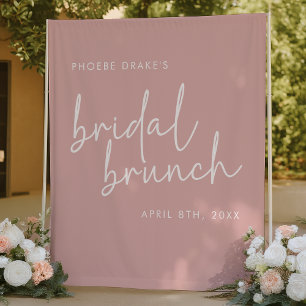 Tapiz Fondo Rosa Polvoriento Minimalista para Brunch Nup