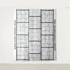 Tapiz Fondo SUDOKU personalizado divertido