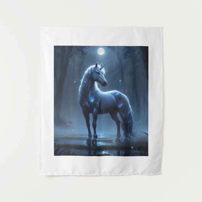 Tapiz Fondo temático de Unicornio (Anverso)