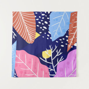 Tapiz Fondo tropical con plantas de selva. Licencia de p
