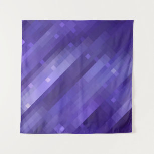 Tapiz Fondo violeta de mosaico abstracto brillante con g