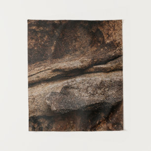 Tapiz Formación de roca marrón y gris