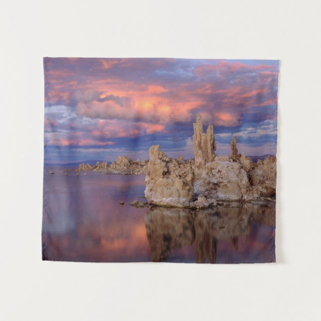Tapiz Formaciones de Tufa en el Lago Mono (Anverso (horizontal))