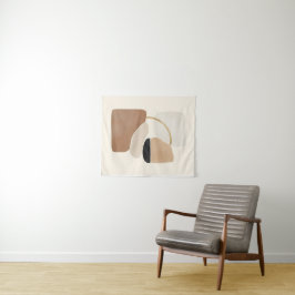 Tapiz Formas abstractas neutrales | Bella Artes mínimo m