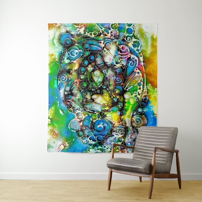 Tapiz Formas De Vida - Art. 7 Neurográfico (In situ)