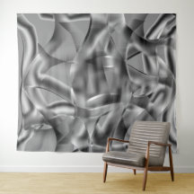 Formas grises curvadas, con tonos luminosos