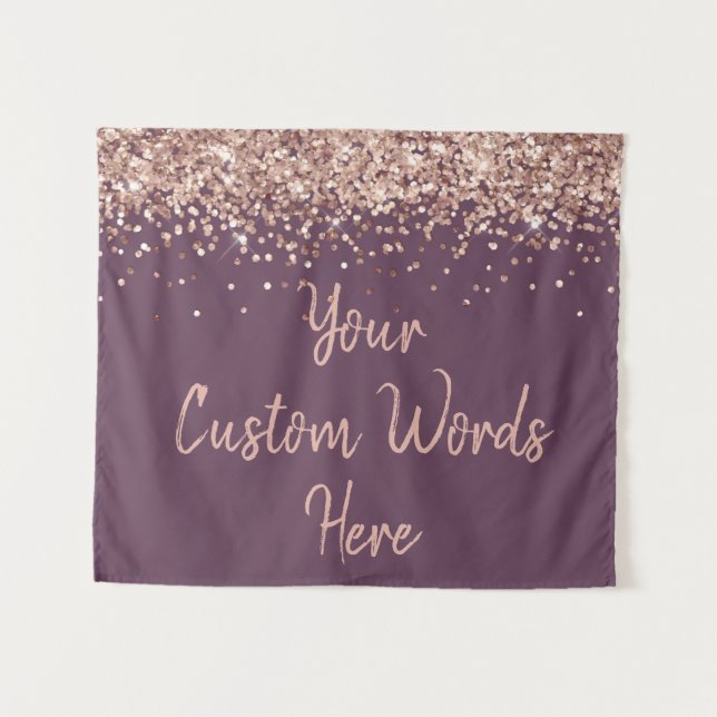 Tapiz Foto de fiesta de cumpleaños personalizada con ama (Anverso (horizontal))